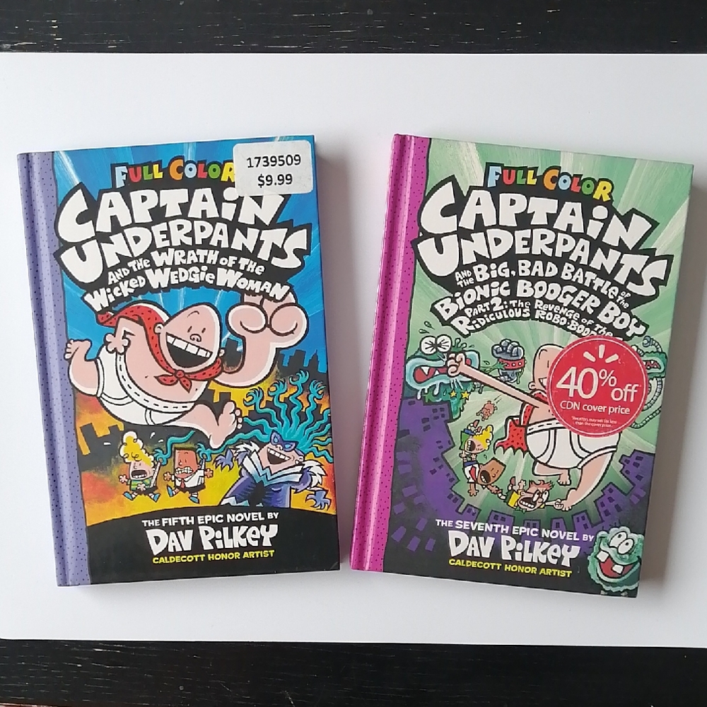 Captain Underpants Full Color Book Set (2)